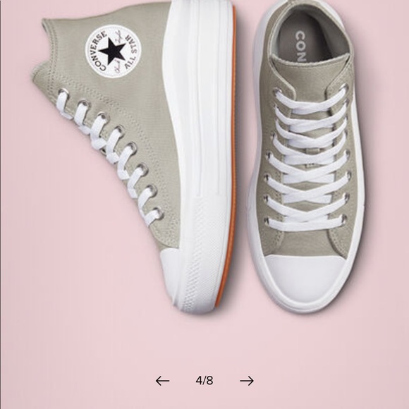 Chuck Taylor All Star Move Platform Seasonal Color, Slate color , size 5 - Picture 9 of 9